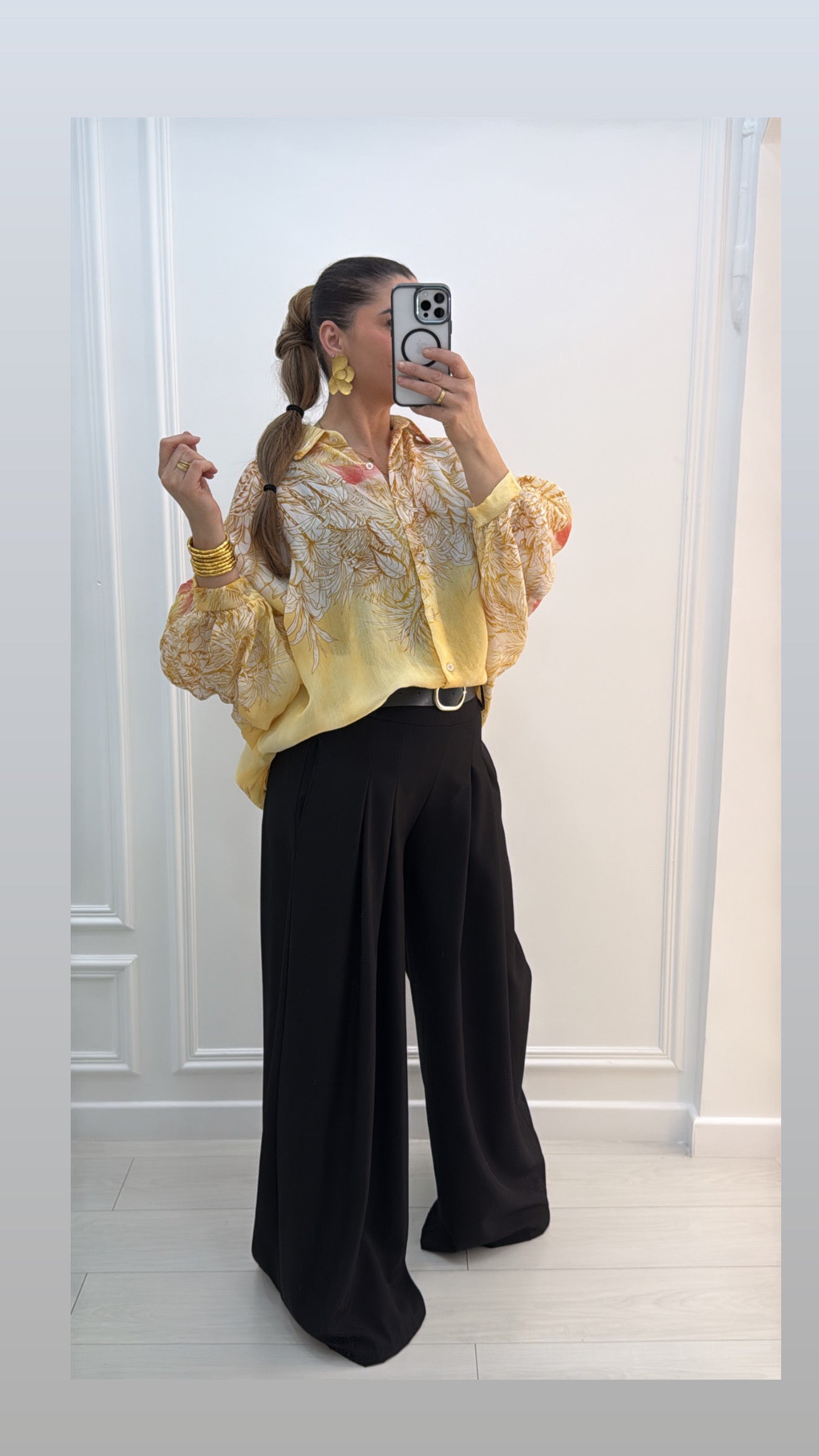 Pantalon palazzo extra large