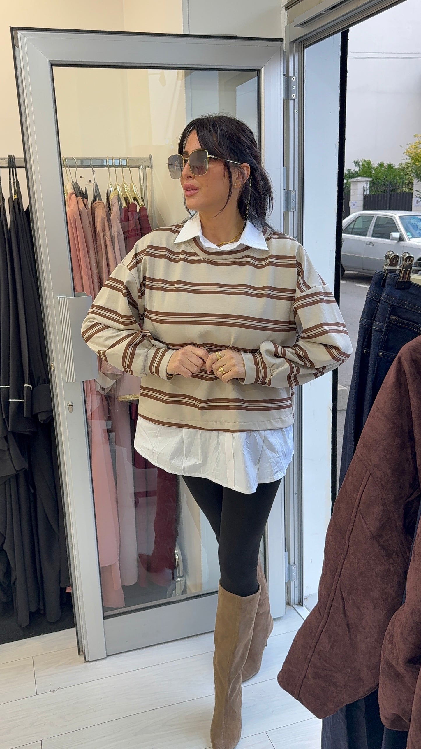 PULL CHEMISE FOURRER