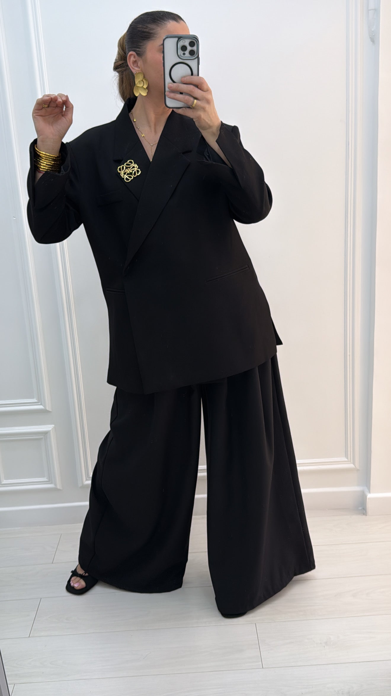 Pantalon palazzo extra large