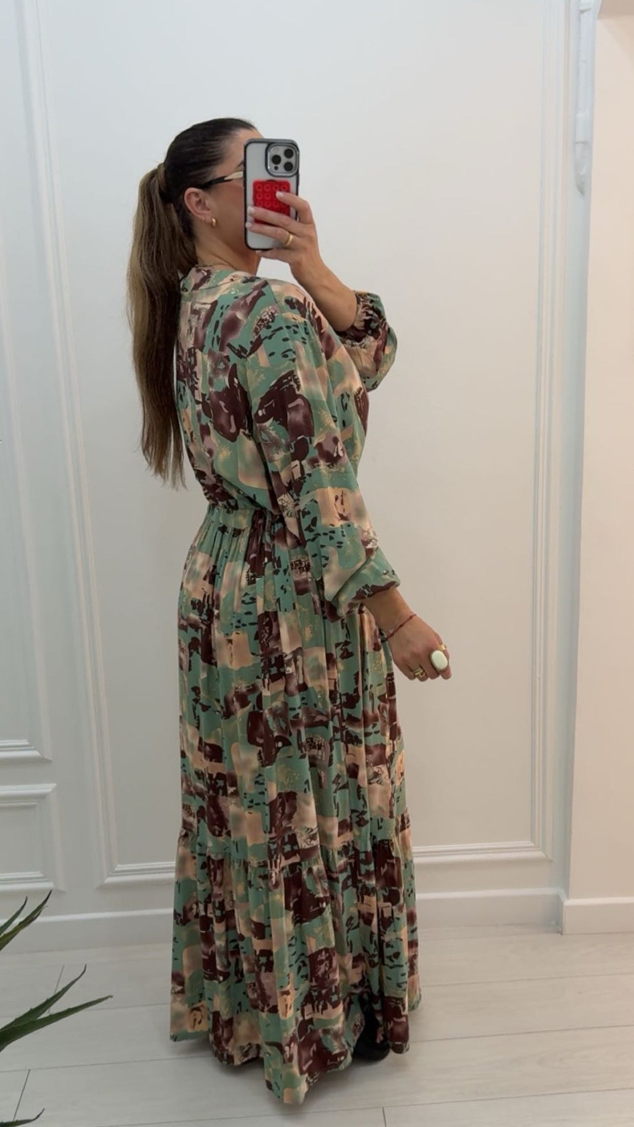 Robe fluide by colore verte