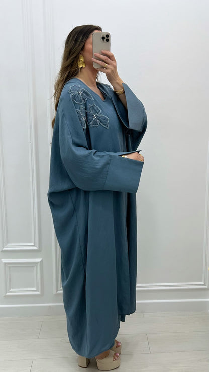 Robe premium lin 2 pièces kimono +  robe