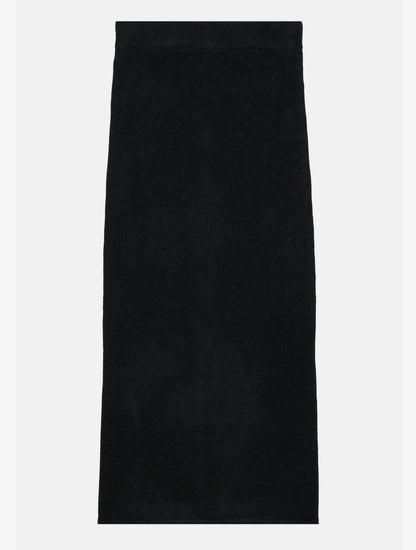 JUPE DROITE EN MAILLE