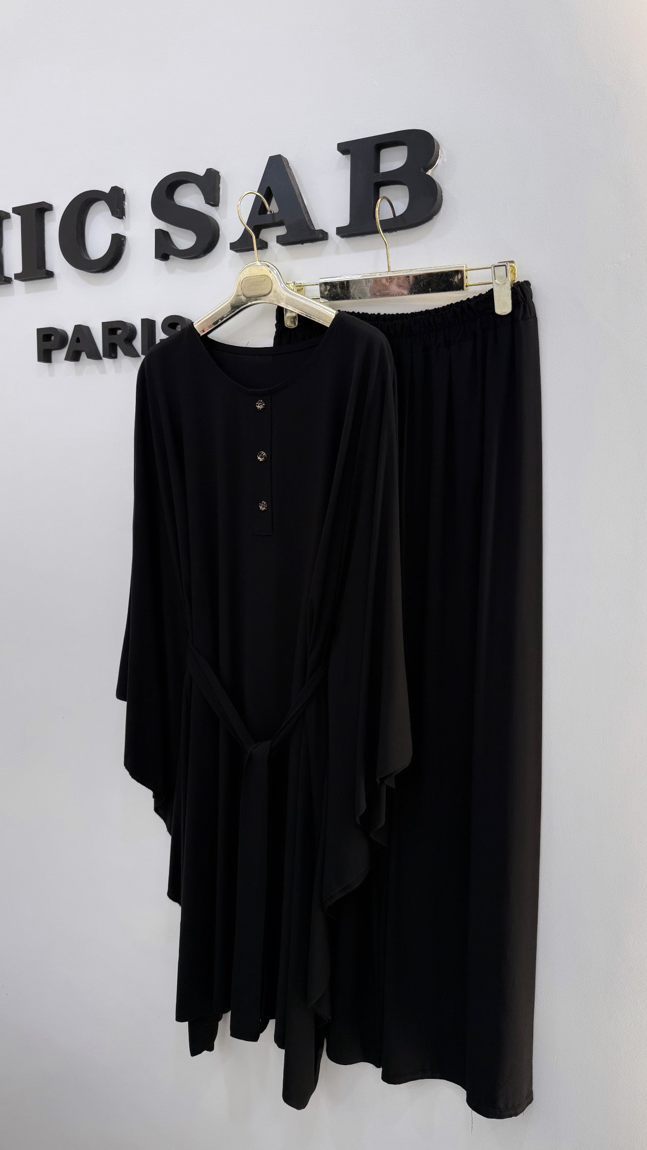 Ensemble papillon noir