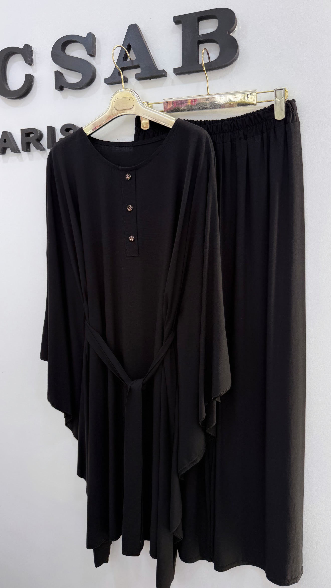 Ensemble papillon noir