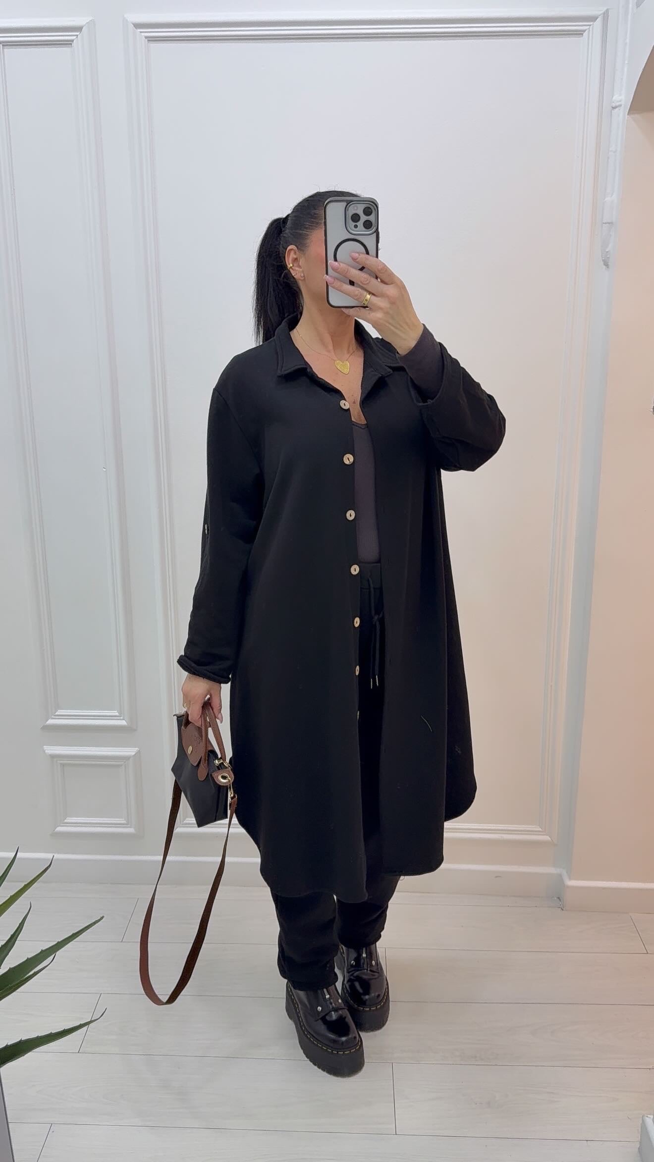 Ensemble sweat-shirt noir