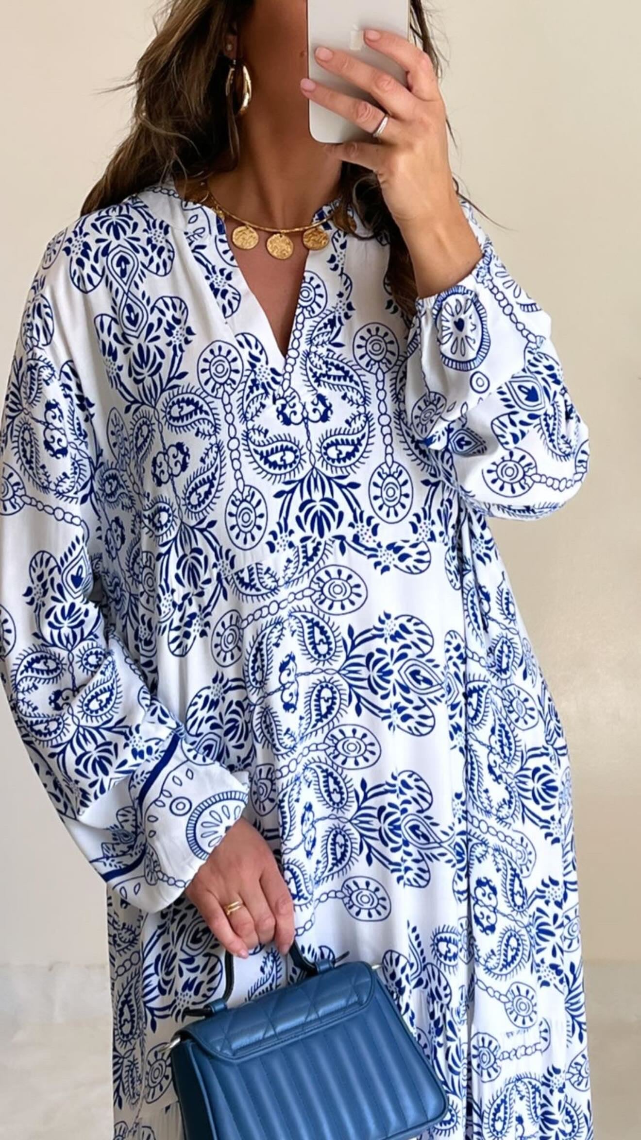 Robe santorin blanche