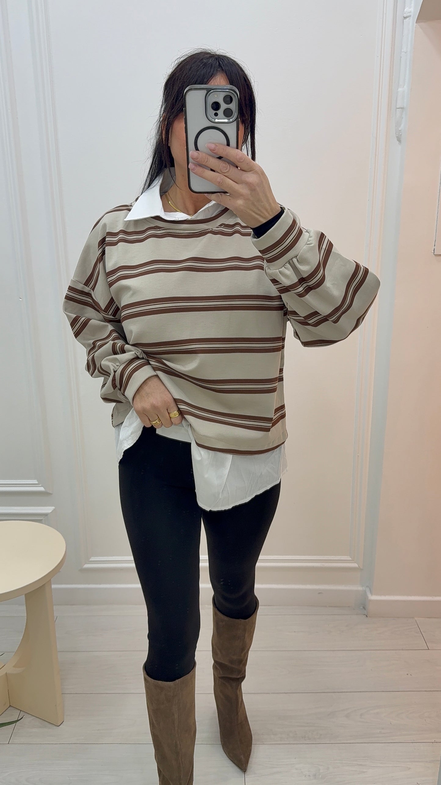 PULL CHEMISE FOURRER