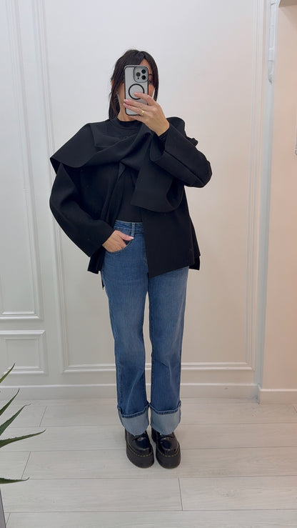 JEAN À REVERS LARGES