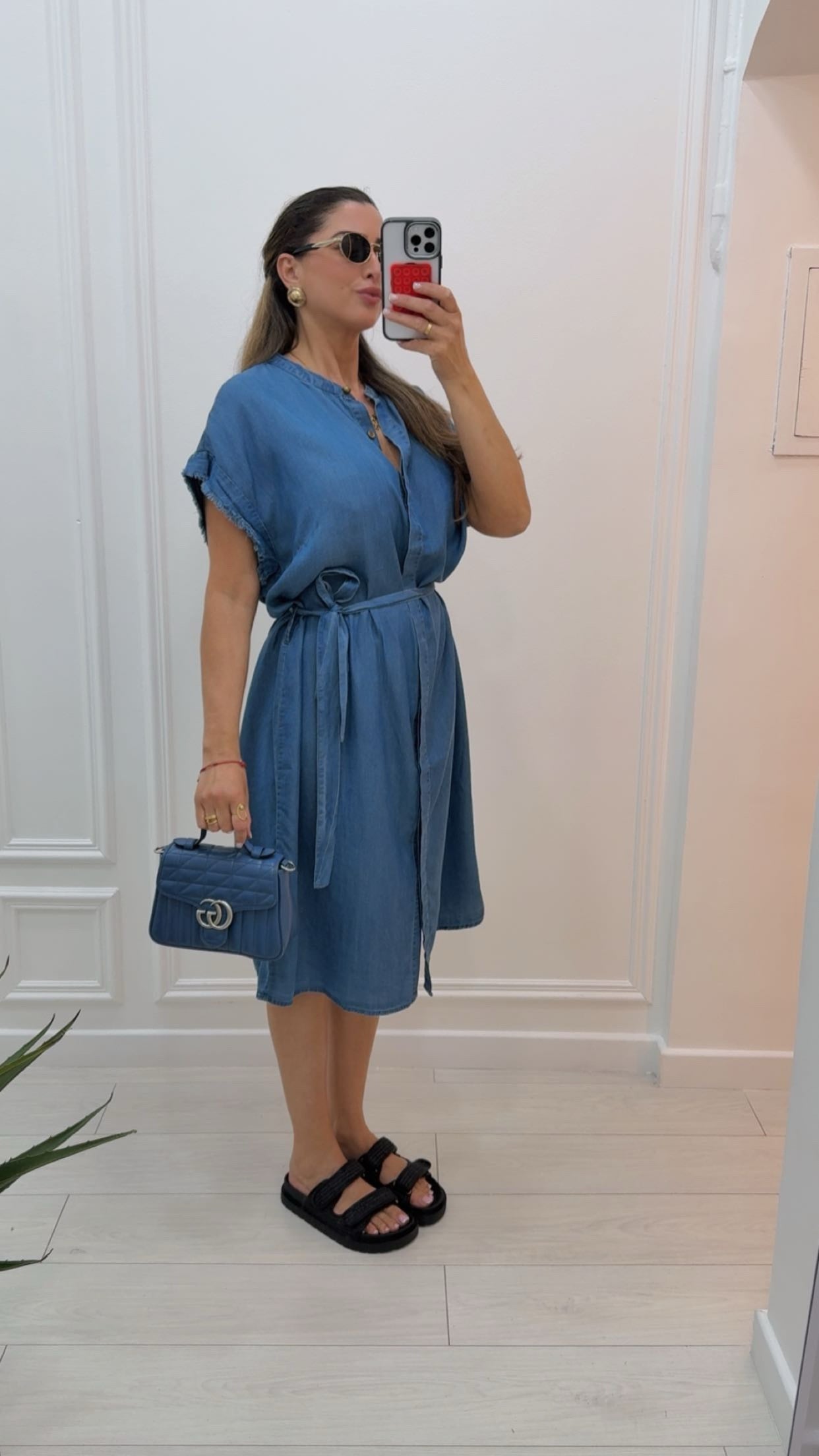 Robe en jeans fluide