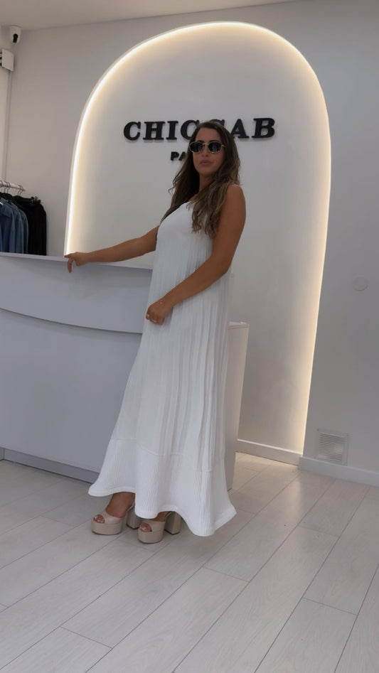 Robe dos nu blanche