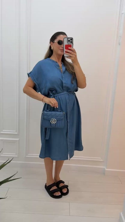 Robe en jeans fluide
