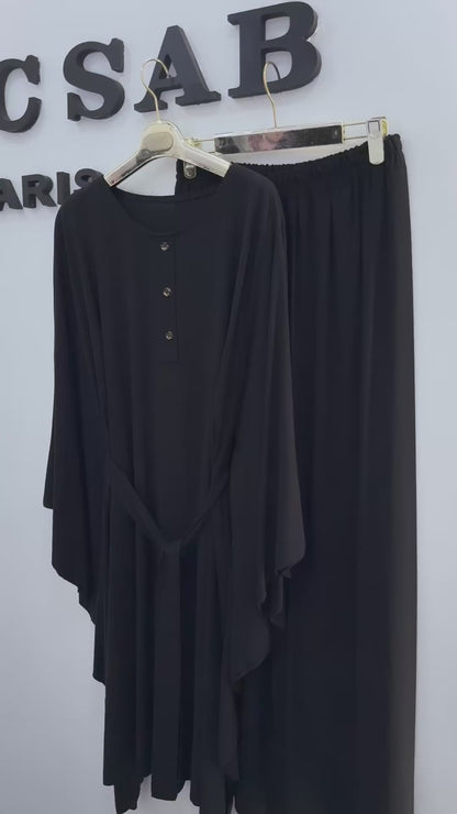 Ensemble papillon noir