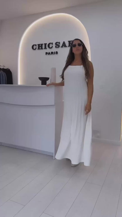 Robe dos nu blanche